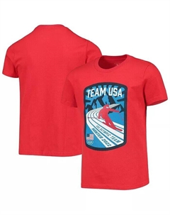 Футболка Big Girls Red Team USA Mountain Skiing Outerstuff