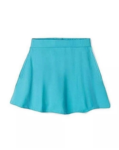 Юбка с карманами из органического хлопка для девочек Fair Trade, синий Mightly