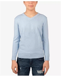 Базовый свитер с v-образным вырезом для мальчика, синий Xray