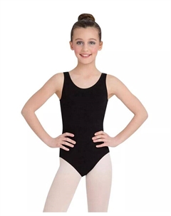 Классический купальник с высоким воротником для девочек, черный Capezio