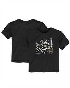 Черная футболка Vegas Golden Knights 2023 Stanley Cup Champions Celebration для мальчиков и девочек Fanatics