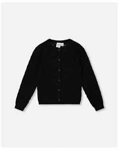Кардиган-свитер для девочек-малышей, черный - Малыш|Ребенок Deux par deux