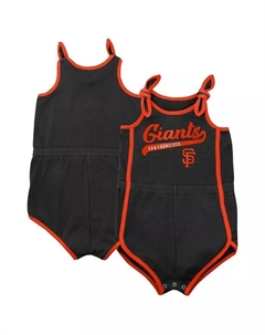 Маленькие девочки Черный Сан-Франциско Джайентс Боди Hit and Run Outerstuff