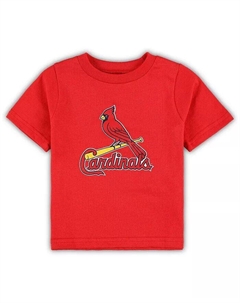 Красная футболка с логотипом команды St. Louis Cardinals для мальчиков и девочек Outerstuff