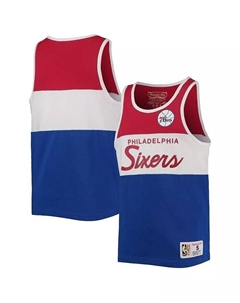 Майка Royal, красная, для мальчиков и девочек Philadelphia 76ers Hardwood Classics Special Script Mitchell and ness