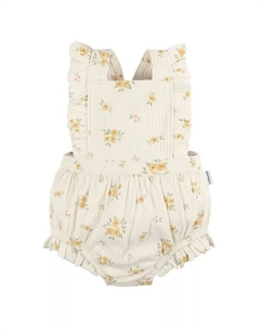 Детский комбинезон без рукавов с рюшами для маленьких девочек, слоновая кость/кремовый Gerber