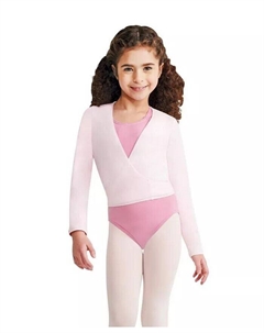 Топ-обертка для девочек, розовый Capezio