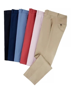 Эластичные классические брюки Big Boys TH Flex, пригодные для машинной стирки, розовый Tommy hilfiger