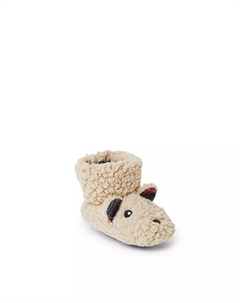 Тапочки Harley Baby Bear Bundle для мальчиков и девочек, бежевый Dearfoams