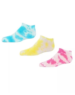 Носки для девочек с принтом тай-дай из смеси хлопка с низкой посадкой Memoi