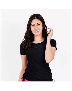 Женский топ для плавания Adele, черный Calypsa