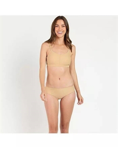 Женский бюстгальтер для плавания с регулируемым ремешком и застежкой, желтый Calypsa