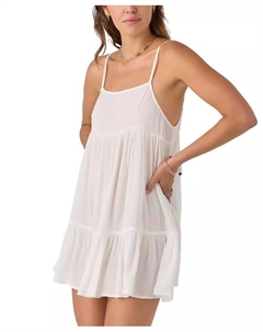 Женское мини-платье Saltwater Solids Rilee Crinkle Cover-Up, белый O`neill