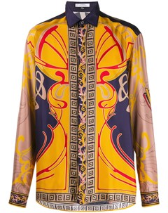 Versace collection рубашка с принтом 41 желтый Versace collection