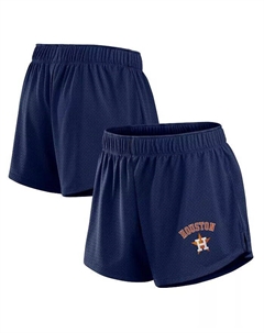 Женские шорты в сетку темно-синего цвета Houston Astros Fanatics