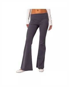 Женские расклешенные леггинсы, серый Edikted