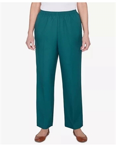 Классические эластичные короткие брюки со средней посадкой, зеленый Alfred dunner