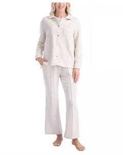 Женский стеганый комплект для отдыха из 3 предметов, черный Muk luks