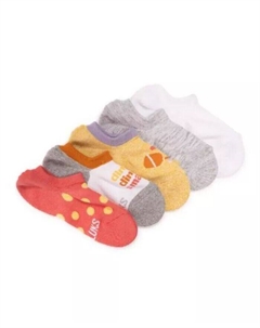 Женский набор из 5 пар носков Pickleball No Show, мультиколор Muk luks