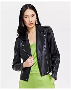 Женская куртка из искусственной кожи, красный I.n.c. international concepts