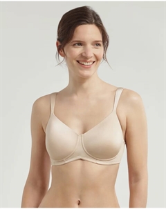 Бюстгальтер из хлопка без косточек послеоперационный, натуральный Dim