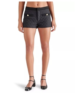 Женские стеганые шорты Cordelia, черный Steve madden