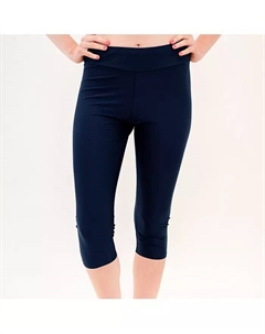 Женские леггинсы для плавания-капри, синий Calypsa