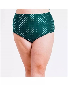 Плавки бикини с высокой талией больших размеров, синий Calypsa