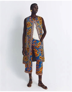 Брюки-стринги с принтом, коричневый Сфера