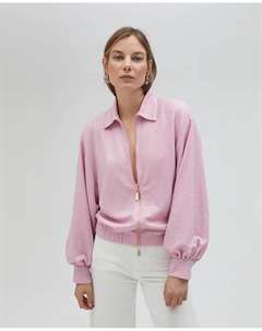 Женская куртка-бомбер на молнии, розовый Lola casademunt