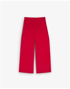 Женские брюки прямого кроя с застежкой на молнию и пуговицы, красный Scalpers