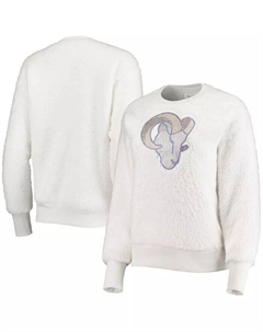 Белый женский пуловер Los Angeles Rams Milestone Tracker свитшот Touch