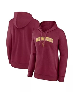 Женский бордовый пуловер с капюшоном штата Аризона Sun Devils Evergreen Campus Fanatics