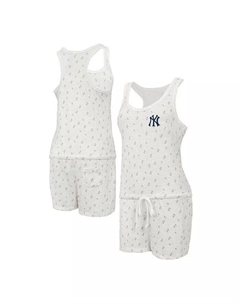 Женский кремовый комбинезон New York Yankees Gardner Hacci Knit Concepts sport