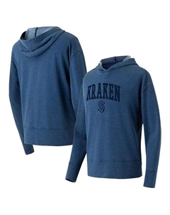 Женский пуловер с капюшоном Deep Sea Seattle Kraken Volley темно-синего цвета, синий Concepts sport