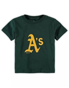 Зеленая футболка с логотипом основной команды Oakland Athletics Infant Green, зеленый Outerstuff
