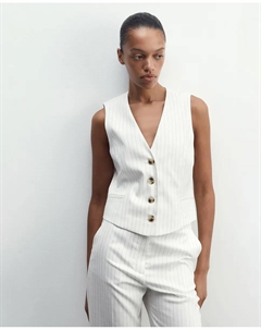 Простой топ с подплечником, белый Сфера