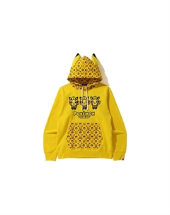 Свитшот Pokemon X Bape унисекс желтый, желтый A bathing ape®