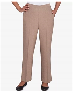 Женские классические брюки средней длины Emerald Isle Emerald, коричневый/бежевый Alfred dunner