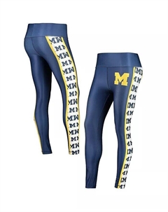 Женские темно-синие трикотажные леггинсы Michigan Wolverines Dormer Concepts sport