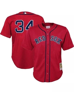 Mitchell Ness Preschool David Ortiz Red Boston Red Sox Cooperstown Collection сетчатая тренировочная майка для отбивания Mitchell and ness