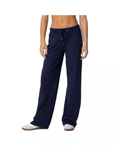 Женские прямые спортивные брюки Quinn, синий Edikted