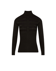 Черный вискозный свитер Morgan lane