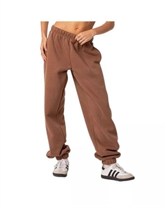 Женские спортивные штаны Clark Oversize, коричневый Edikted