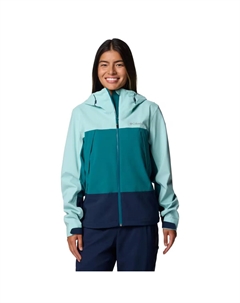 Женская куртка-дождевик Boulder Falls, зеленый Columbia