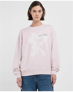 Женская толстовка без капюшона, розовый Replay