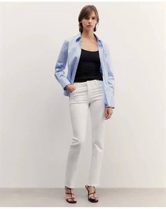 Прямые джинсы, белый Сфера