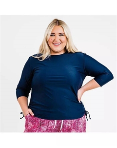 Купальный топ Margaux больших размеров, синий Calypsa