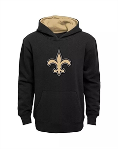 Толстовка с капюшоном Big Boys Black New Orleans Saints Prime Outerstuff
