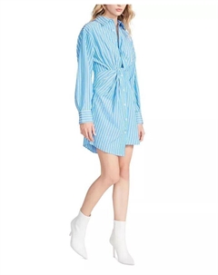 Женское платье-рубашка Nadia с длинными рукавами, синий Steve madden